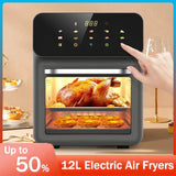 12L Air Fryer Oven with 360° Convection Cooking