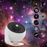 360° Rotating Galaxy Star Projector – 12 Scenarios for Kids & Home Decor