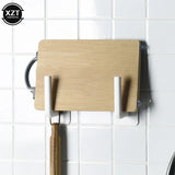 Self-Adhesive Under Cabinet Paper Roll & Towel Holder – Space-Saving Kitchen and Bathroom Rack
