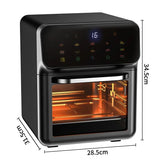 12L Air Fryer Oven with 360° Convection Cooking