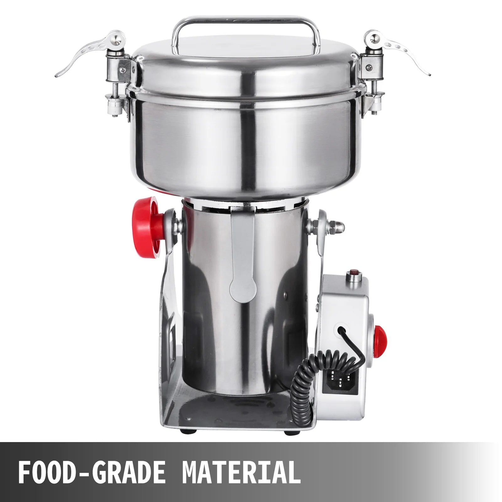 VEVOR Electric Grain Grinder – 350g/750g/1000g, Stainless Steel, 1400W-2500W