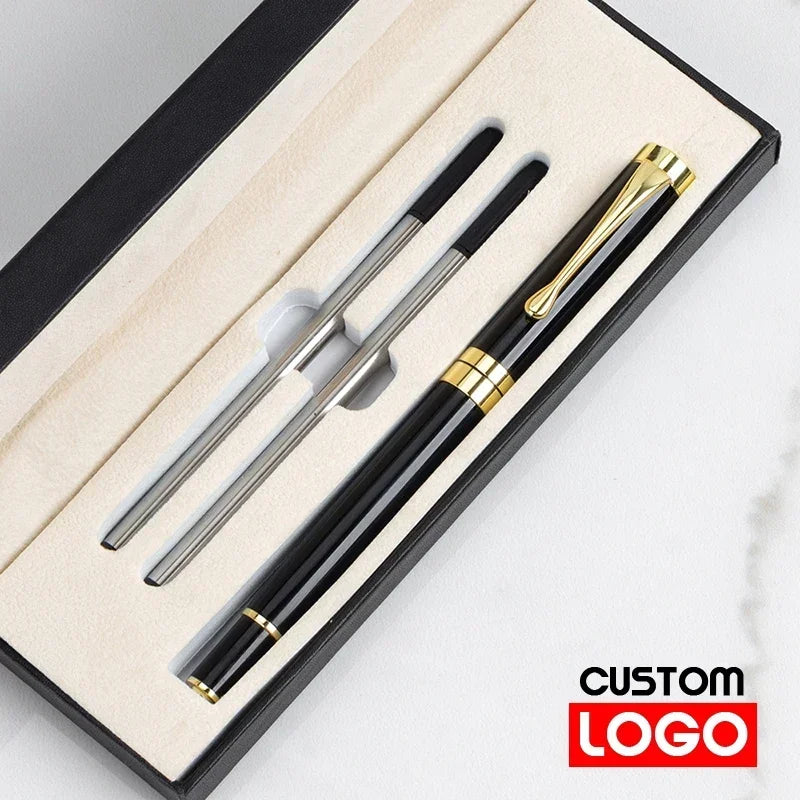 Luxury Metal Ballpoint Pen – Gift Box Packaging, 0.5mm Gel Ink