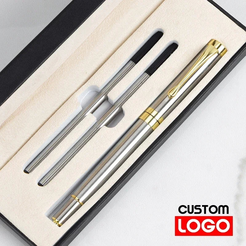 Luxury Metal Ballpoint Pen – Gift Box Packaging, 0.5mm Gel Ink