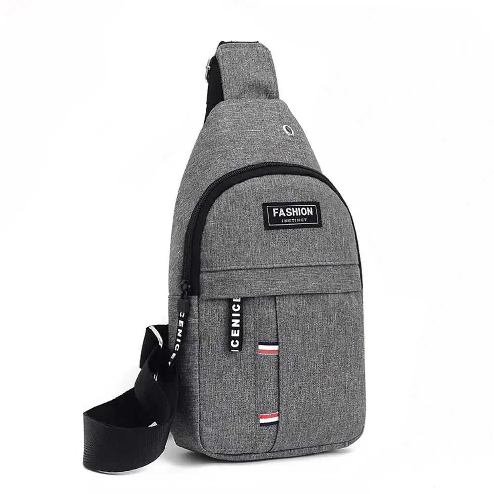 Water-Resistant Oxford Sports Chest Bag
