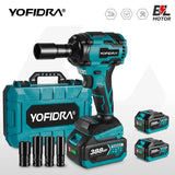 1000N.m Brushless Cordless Electric Impact Wrench for 18V Makita Battery