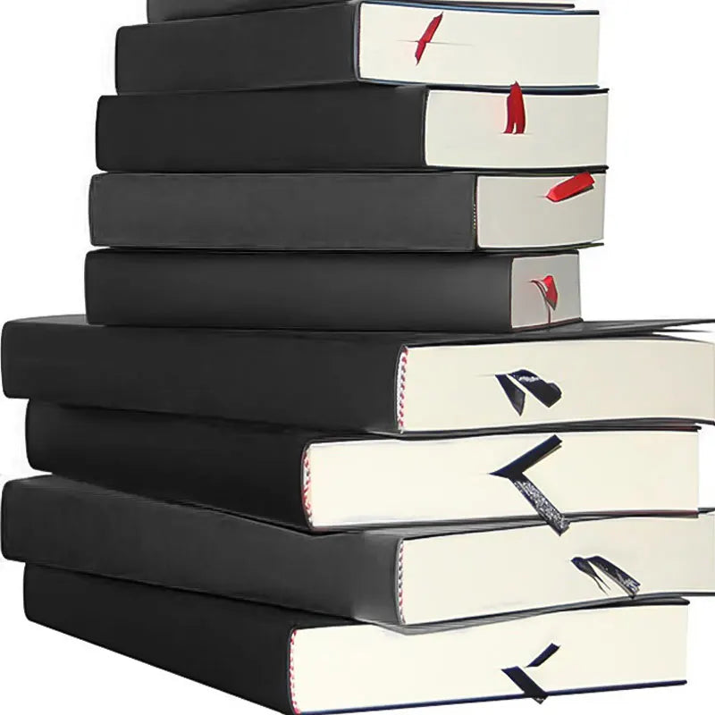 Ultra Thick 640-Page Business Notebook, A4/A5, PU Leather Cover