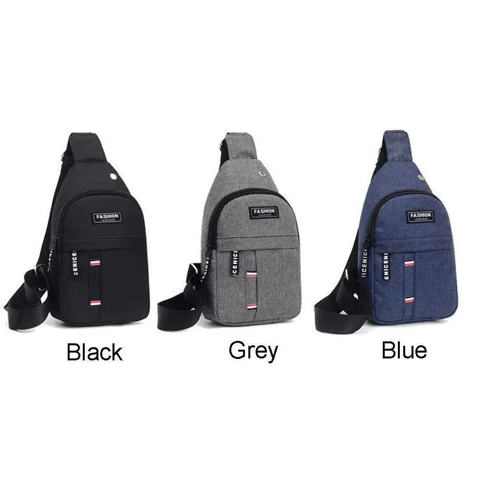 Water-Resistant Oxford Sports Chest Bag