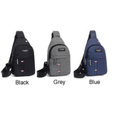 Water-Resistant Oxford Sports Chest Bag