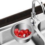 Stainless Steel Swan Sink Strainer Basket – Multi-Functional Drain Filter