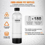 VEVOR Sparkling Water Maker – Home Carbonating Machine with 60L CO2 Cylinder Compatibility