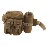 Tactical Nylon Outdoor Waist Pack with Bottle Holder
