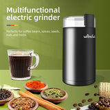 200W High-Power Coffee Grinder – Stainless Steel, 150W, Electric Blade Grinder