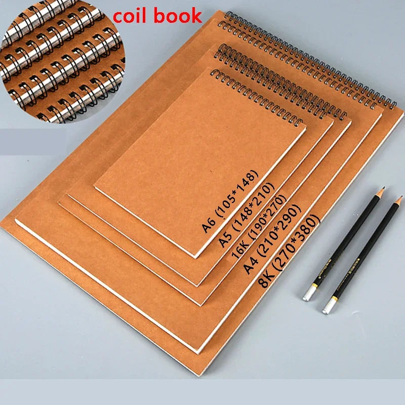 Professional Sketchbook – Thick 160GSM Paper, Spiral Bound, Ideal for Art, Drawing, and Watercolor