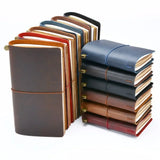 Moterm 100% Genuine Leather Travel Notebook, Vintage Cowhide Journal with Replaceable Inserts