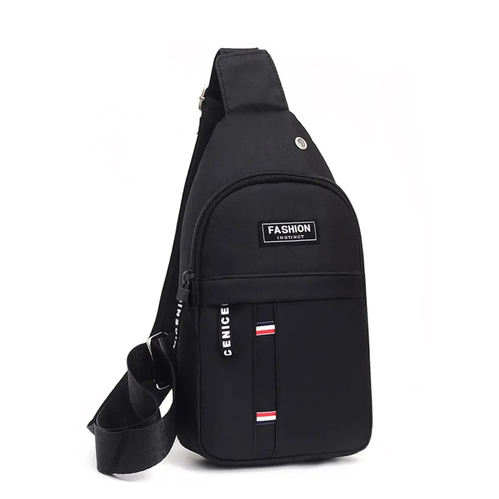 Water-Resistant Oxford Sports Chest Bag
