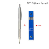 MROOFUL Mechanical Pencil Set – 0.3mm to 2.0mm, Full Metal Design for Art, Drawing, and Office Use