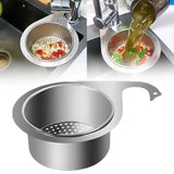 Stainless Steel Swan Sink Strainer Basket – Multi-Functional Drain Filter