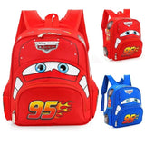 Cartoon Car Waterproof Kindergarten Backpack for Kids (Ages 3-6)