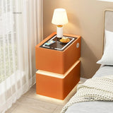 Smart Nordic Bedside Table with Multi-Function Features