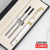 Luxury Metal Ballpoint Pen – Gift Box Packaging, 0.5mm Gel Ink