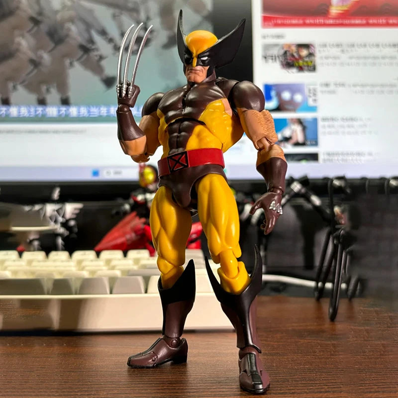 Wolverine & Deadpool Anime Figure - Mafex 138 Action Figure, Collectible Statue