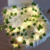 2 Meter Green Ivy Vine with LED Lights – Perfect for Home or Wedding Decor