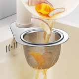 VKTECH Stainless Steel Kitchen Sink Drain Basket – Swan Food Filter, Corner Strainer