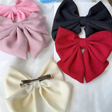 2PCS Grosgrain Ribbon Hair Bows – Boutique Hair Clips for Girls