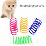 Durable Cat Spring Toys - Colorful, Bouncy, and Fun for Cats