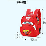 Cartoon Car Waterproof Kindergarten Backpack for Kids (Ages 3-6)