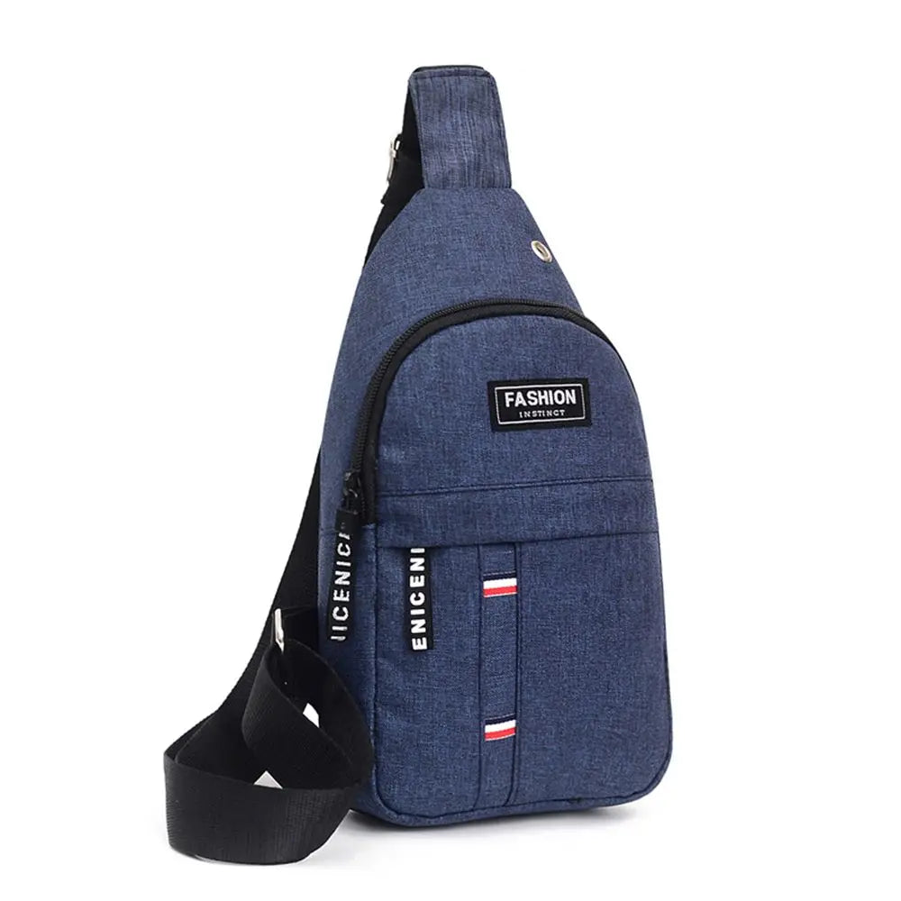 Water-Resistant Oxford Sports Chest Bag