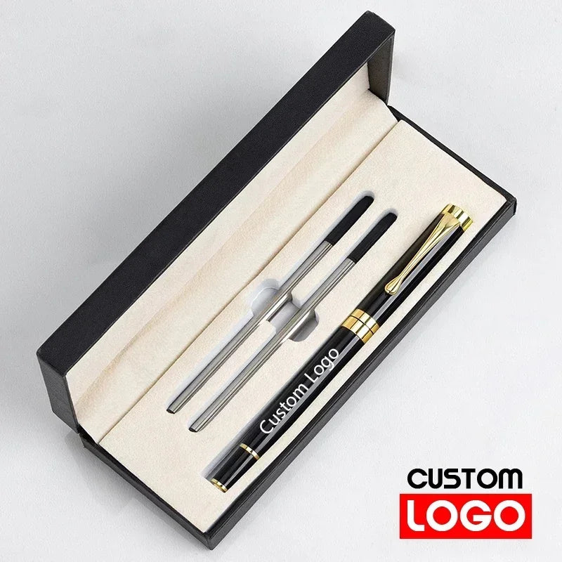 Luxury Metal Ballpoint Pen – Gift Box Packaging, 0.5mm Gel Ink