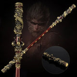 35CM Black Myth Wukong All-Metal Ruyi Golden Cudgel Ornament – Desk Decoration