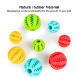 Durable Rubber Chew Ball for Dogs – 5cm Interactive Toy