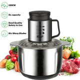 1000W Food Processor with 5L Capacity