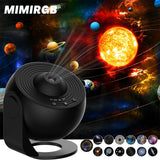 12-in-1 Planetarium Starry Sky Projector – 360° Rotating HD Galaxy Night Light