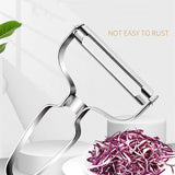 Stainless Steel Cabbage Grater & Peeler – Multi-Functional Vegetable Slicer