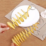 Whirlwind Potato Spiral Cutter – Create Perfect Potato Towers and Vegetable Slices