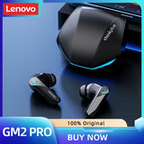 Lenovo GM2 Pro Bluetooth 5.3 Wireless Gaming Earbuds – Low Latency & HD Sound