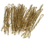 24pcs Black Invisible Bobby Pins – Metal Hair Clips for Women