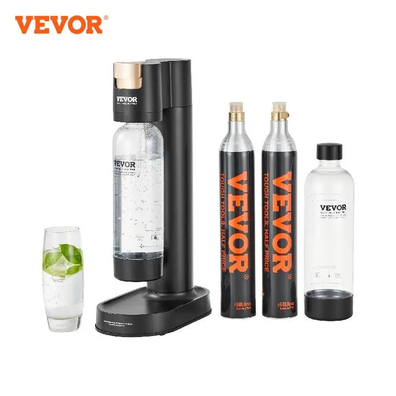 VEVOR Sparkling Water Maker – Home Carbonating Machine with 60L CO2 Cylinder Compatibility